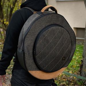 Échantillon Gratuit : Sac de Transport Rigide Étanche pour Tambourin, Cymbale et Instrument de Percussion – Pochette de Protection pour Daypack - Product Image 1