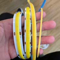 Bande LED COB Dimmable DC 5V USB 400 LED/m Blanc Haute Densité Flexible IP20 Coupable 8mm Éclairage Paysager