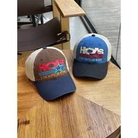 Gorra Deportiva de Algodón Personalizada de Dos Colores con Logotipo Bordado, Servicio de Marca OEM ODM, Gorra de Béisbol