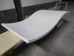 <span class=keywords><strong>Plafond</strong></span> <span class=keywords><strong>acoustique</strong></span> en fibre de verre sur mesure, suspension verticale, NRC0.9, classe de résistance au feu A, dimensions personnalisables - Product Image 5