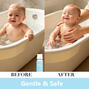 Espuma Limpiadora Orgánica Suave para Bebés con Logotipo Personalizado, Favorece el Sueño y Ayuda a la Respiración del Bebé, Gotas para Baño de Vapor para Bebés - Product Image 2