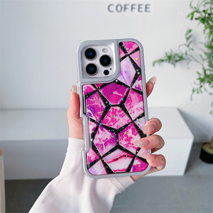Per <span class=keywords><strong>iPhone</strong></span> da <span class=keywords><strong>11</strong></span> a 16 <span class=keywords><strong>pro</strong></span> max 17 <span class=keywords><strong>cover</strong></span> per cellulare in resina epossidica antiurto Tpu + pc Handyhille custodie per cellulare - Product Image 3