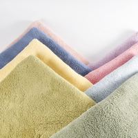 Tissu en polaire double face tricoté respirant, largeur 185 cm, 280 g/m², doux, réversible, moelleux, multicolore, pour vêtements de détente et pyjamas
