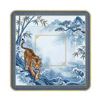 Tapis de Mahjong Américain 31,5 Pouces Antidérapant Portable Housse de Table Pliable Voyage Réduction du Bruit Vente en Gros Personnalisé OEM
