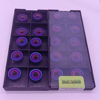 Insert en carbure de couleur Nano Bule RPMT1606MOE JS CNC Machine-outil RPMT1606 outil de tour lames de fraisage RPMT