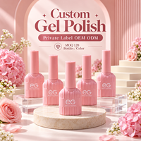 Vernis Gel UV à Base d'Eau 15ml Séchage Rapide Personnalisé Marque Privée Luxe OEM ODM Haute Brillance Usage Professionnel Longue Durée Kit DIY en Promotion