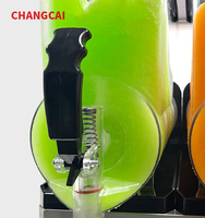 Machine à slush à double compartiment, équipement commercial pour boissons glacées, machine à margaritas pour cafés, bars, et magasins de proximité