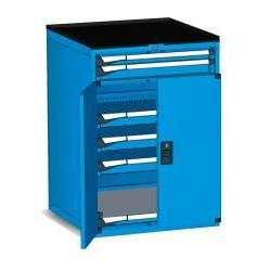 Fami Master Key Comfort C0-Eh=36X36 Drawer Cabinet 5 Drawers 714x751x1023 Mm Green Ral6011 <b>Tool</b> Storage - Product Image 3