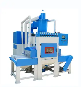 Tunnel Type Sandblasting Machine Pass Through Automatic Sand Blasting Equipment