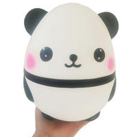 Vente en gros d'usine, jouets géants en mousse PU, animaux en peluche, panda, 25 cm, jouets anti-stress