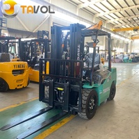 Forklift Listrik Tugas Berat Bersertifikasi CE ISO 3 Ton 3.5 Ton Suku Cadang Aksesoris Pengiriman Cepat