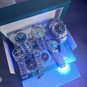 Enlongg produzione all'ingrosso Logo personalizzato di lusso classico impermeabile auto rotolamento Super Clone orologio meccanico Super Clone