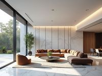 Villa de style européen de luxe avec 3 chambres à coucher, 2 étages, villa moderne préfabriquée en acier léger