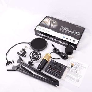 Microphone d'enregistrement professionnel en studio <span class=keywords><strong>BM</strong></span> <span class=keywords><strong>800</strong></span>, micro à condensateur pour la voix avec carte son V8 pour karaoké, YouTube, TikTok, diffusion en direct - Product Image 2