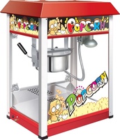Machine à Popcorn Professionnelle avec Cuve de 8 Oz, 1400 W, Caramel, Mini Machine Automatique pour 50 Tasses par Lot, Style Cinéma