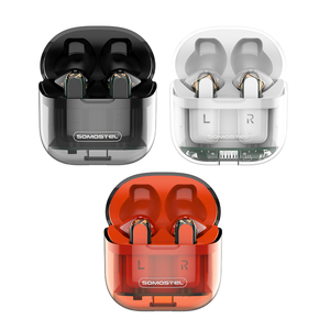Auricolari Wireless SMS <span class=keywords><strong>J12</strong></span> con Design Meccanico Trasparente, Batteria a Lunga Durata da 300mAh, Ricarica Tipo C - Product Image 2