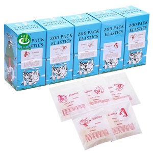Nha Khoa Ban Nhạc Cao Su Chỉnh Nha Chân Đế Elatics Răng Niềng Răng Dây Chằng Tie Animal Zoo Pack - Product Image 4