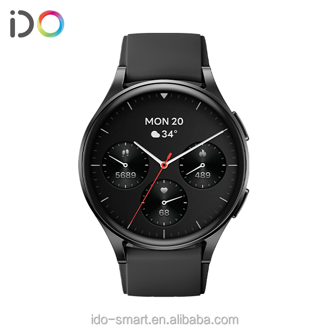 Fashion Smart Watch 1.43" Amoled Smartwatch GTX03 Full Touch Screen Waterproof Sport Fitness Tracker Bt Call for Android IOS