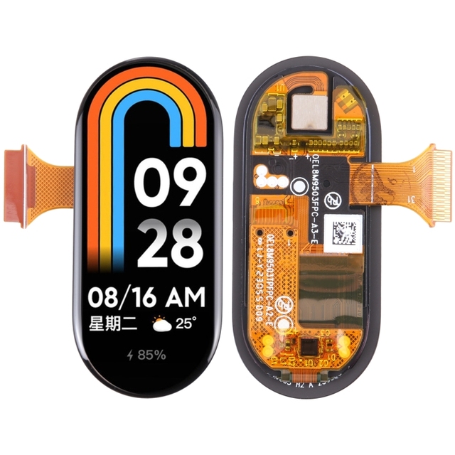 Original LCD Screen for Xiaomi Mi Band 8 Display with Digitizer Full Assembly Replacement