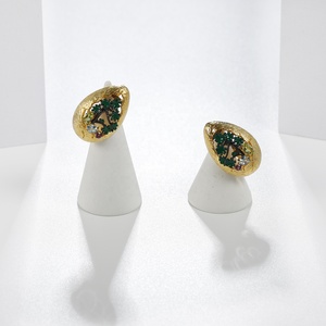 Rispettosi Naturale Della Pietra Preziosa Orecchino In <span class=keywords><strong>Argento</strong></span> Sterling 925 Tribal Mito Smalto Artigianale Fatto A Mano In Oro Placcato Orecchino di Monili Delle Donne - Product Image 2