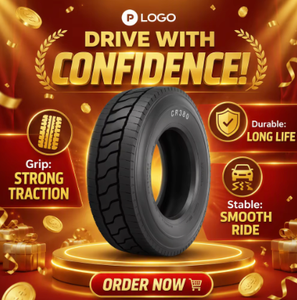 CR380 280/75R22.5 Industriële Terminal Tractorband Versterkte Velg Zware Last Slijtvast Sterke Tractie Commerciële Band - Product Image 4