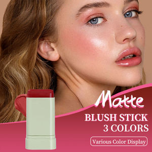 บลัชออนเนื้อแมทท์มิเนอรัลกันน้ำ สีชัดติดทนนาน ปรับระดับสีได้ ใช้ง่ายแบบแท่ง ปราศจากการทดลองกับสัตว์ และเป็นวีแกน - Product Image 2