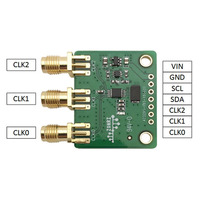 Módulo Generador de Reloj de 3 Canales Si5351A, Oscilador Programable I2C de 8KHz~160MHz, PCB de 4 Capas para Sintetizador DIY