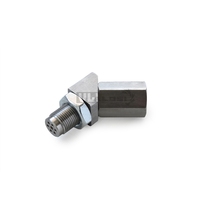 Adaptateur universel de capteur O2 pour échappement, filetage M18 x 1,5 en acier inoxydable, prise filetée, entretoise mini-catalyseur 45 degrés, pièce Lambda