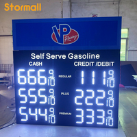 Panneau d'affichage numérique LED extérieur pour station-service, de 6 à 48 pouces, directement de l'usine, pour l'affichage des prix du carburant