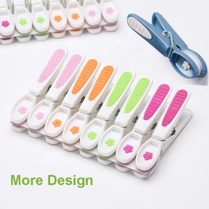 12Pcs No Rust Colorful Plastic Clothespins <strong>Clips</strong> <strong>Hangers</strong> Plastic Clothes Pegs with Soft Grip for Laundry Drying Line - Product Image 6