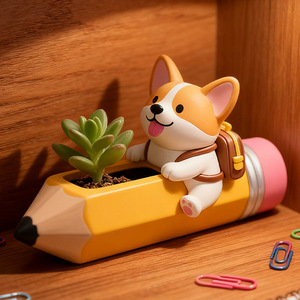 แม่พิมพ์ซิลิโคนรูปสุนัขดินสอสำหรับทำเทียนหอม ของขวัญ DIY แม่พิมพ์ทำเทียนหอม อุปกรณ์ตกแต่ง - Product Image 6