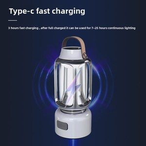 <span class=keywords><strong>Linterna</strong></span> LED Portátil Mini Retro para Camping, Recargable, Impermeable IPX4, Luz de Ambiente para Tiendas de Campaña, para Exteriores y Regalos - Product Image 3