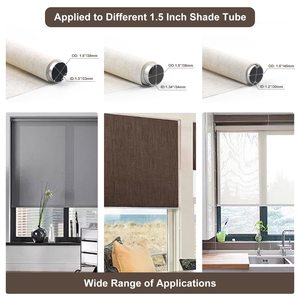 Casa pannello solare avvolgibili casa In copertura 60 per finestra Persianas Cortina tessuto fabbrica tende <span class=keywords><strong>da</strong></span> giardino persiana - Product Image 6