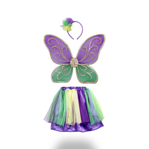 Hot bán <span class=keywords><strong>New</strong></span> Kid Mardi Gras Fluffy tutu váy cho cô gái làm cho trang phục hoa Headband satin Tulle váy tutu Váy bộ - Product Image 2