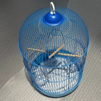 Cage à chien de haute qualité, cage à oiseaux circulaire, installation facile, volière suspendue pour usage intérieur et extérieur, châssis en fer respirant, fabrication
