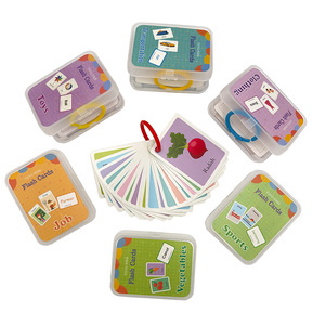Personnalisé Coloré Animal Alphabet Flashcards Enfants Apprentissage Nombre et Anglais Lettres Illustratif Flashcards - Product Image 4