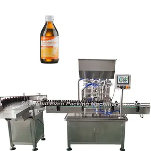 Customized Mechanical syrup pharma oral liquid filling and sealing machine