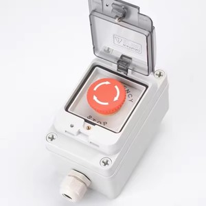 Boîte de commande d'arrêt d'urgence Bouton d'interrupteur extérieur Cassette de protection Bouclier étanche Bouton d'arrêt d'urgence Boîte de commande Ip67 - Product Image 3
