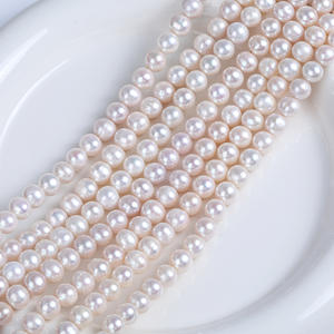 ไข่มุกน้ำจืดธรรมชาติจูจี้ ขนาด 9-10 มม. แบบไม่มีแกน ใกล้เคียงกับไข่มุกแท้ สำหรับทำสร้อยคอ DIY เครื่องประดับทำมือ วัสดุไข่มุกแบบหลวม อุปกรณ์เสริม ผู้ผลิต - Product Image 3