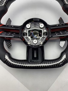 Volant sport en fibre de carbone pour <span class=keywords><strong>Mercedes</strong></span> W203 W204 W218 W207 W172 C63 Classe S Classe E Classe G <span class=keywords><strong>C43</strong></span> GT A45 <span class=keywords><strong>AMG</strong></span> - Vente flash - Product Image 3