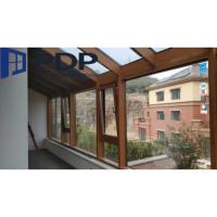 Ventana Oscilobatiente de Madera con Revestimiento de Aluminio PDP con Persiana, Vidrio Templado y Aislamiento Térmico
