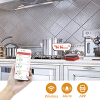 INKBIRD termometer daging gigi biru IBT-6XS Digital, termometer Digital untuk makanan daging nirkabel dengan aplikasi