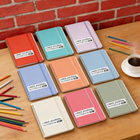Carnet de notes de bureau A4 personnalisé avec logo, reliure spirale double, papier couché 120 feuilles, idéal pour réunions d'affaires – Nouveauté !