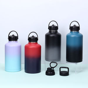 64oz/128oz Double Wall Vacuum Insulated Stainless Steel Sports Canteen with Handle and Lid Leak-Proof - Product Image 1