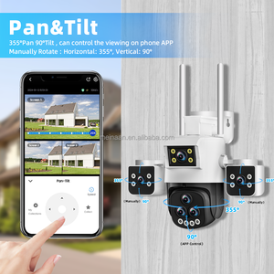 กล้องวงจรปิดไร้สายแบบไฮบริดซูมได้20MP IPC360บ้าน5เลนส์20X กล้องรักษาความปลอดภัยกลางแจ้ง Wi-Fi 360 PTZ - Product Image 3