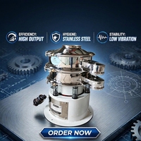 Machine à tamiser la farine électrique Dahan CE ISO, tamiseur vibrant rotatif en acier inoxydable industriel pour l'industrie alimentaire
