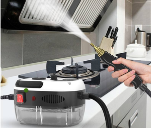 เครื่องทำความสะอาดไอน้ำไฟฟ้าแบบพกพาสำหรับรถยนต์ กำลังไฟ 2500 วัตต์ สำหรับทำความสะอาดคราบฝังแน่นบนเบาะและพื้น - Product Image 4