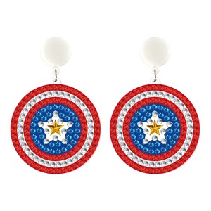 Personnalisé 5D DIY Artisanat Ornement Art Forme Spéciale À <span class=keywords><strong>La</strong></span> Main Cristal Diamant <span class=keywords><strong>Peinture</strong></span> Boucles D'oreilles pour <span class=keywords><strong>Femme</strong></span> - Product Image 6