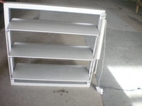 Volets de fenêtre modernes en aluminium réglables intelligents pour extérieur, persiennes métalliques de Chine