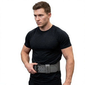 Cinturón de Cuero Vacuno Resistente, Antideslizante, Transpirable, con Logotipo Personalizado, Unisex, para Fisicoculturismo y Entrenamiento Físico - Product Image 1
